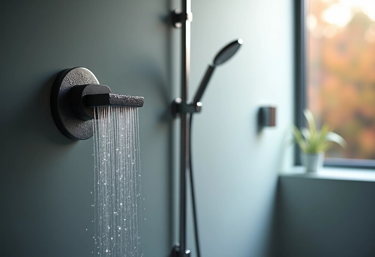 caillebotis douche