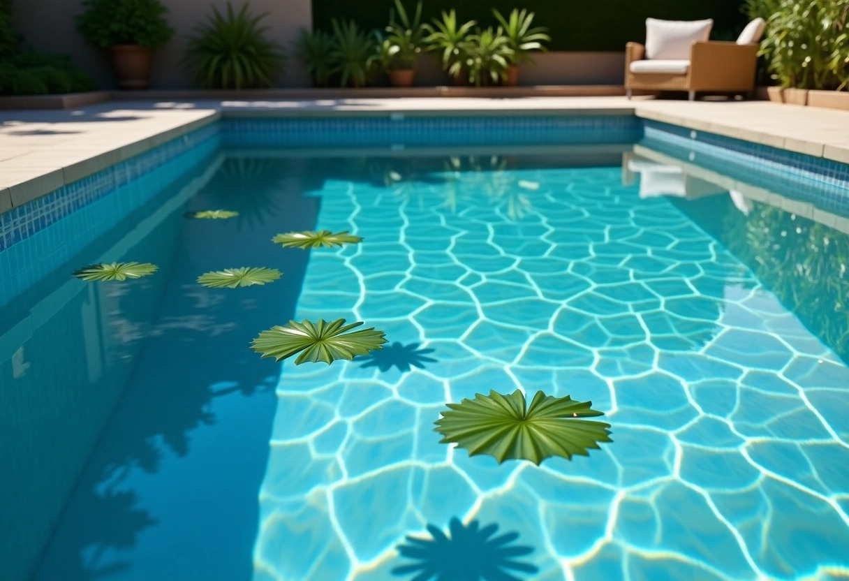 traitement de l eau de piscine sans système de filtration :  piscine  et  traitement